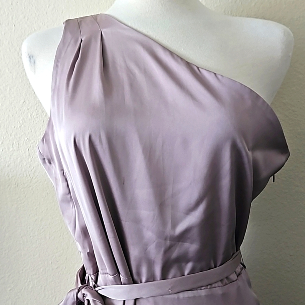 Nicole Miller Women's One-Shoulder Long Cocktail Dress - Picture 3 of 8